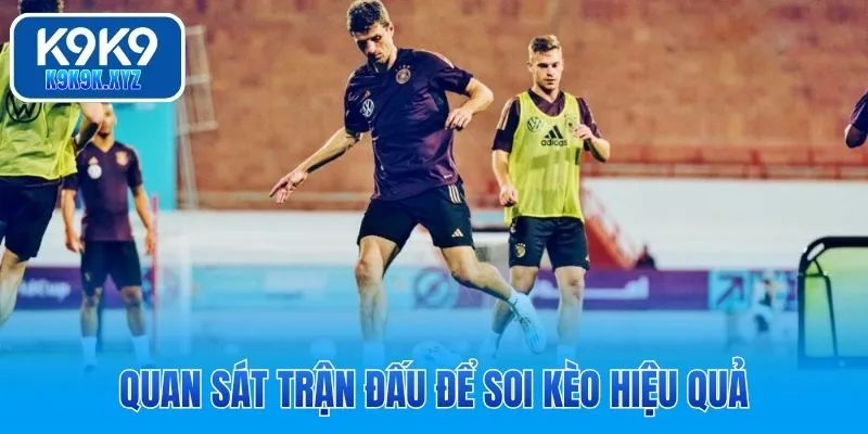 Quan sát trận đấu để soi kèo hiệu quả